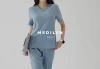Designer custom fashion private label women nurse scrubs uniforms