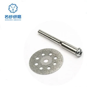 diamond disc 30 mm Carbon Steel Diamond Wheel Blades Rotary Cutting Tool With Two Mandrel Arbor Cut Off