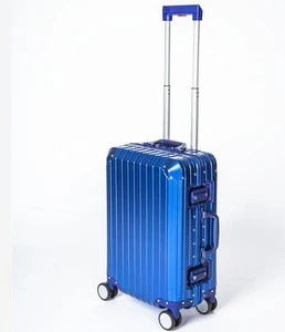 Different From Rimowa Our New Design Series Patented Aluminum  Luggage With Mute Wheel