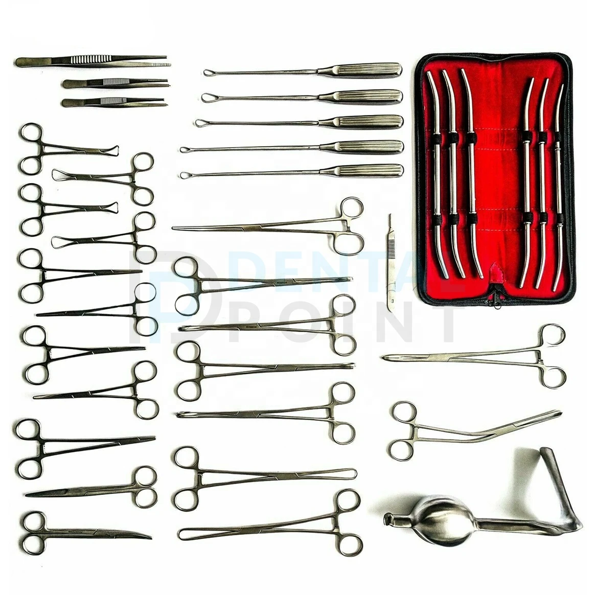 Dilatation Curettage set Gynecology Surgical Instruments Curette set Dilatation set kit Gynecology Instruments kit