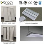 Dlc Dimmable 4Ft Hi Bay Industrial High Lumen Emergency Kit Heat Sink Linear Led High Bay Lights