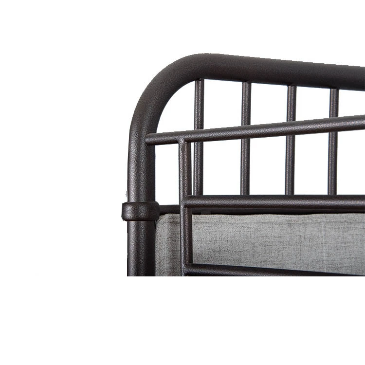 Double Steel Black Metal Bed Bunkbed Platform Frame Manufacturers Design Metal Bunk Bed