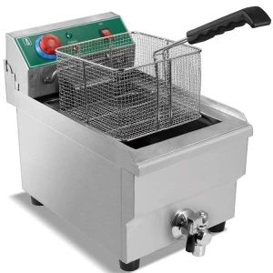 Double-tank Table Top deep fryer electric industrial  stainless steel Commercial Deep Fryer Machine