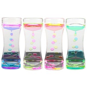 Drip Oil Hourglass Liquid Motion Bubble Timer Kids Toy