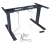 Import Dual Motor Electric Adjustable Base Height Sit-Stand Standing Desk Frame from China