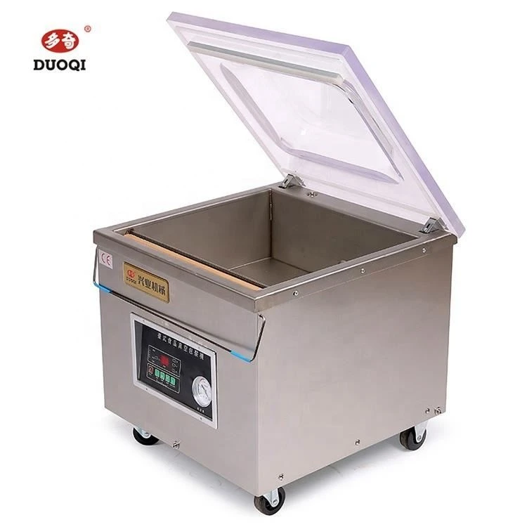 DUOQI DZ-450 desk type single chamber small seaming machine seafood food vacuum sealer