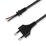Durable EU 2-Prong Laptop Adapter Power Cord Cable