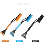 Durable  EVA Soft Glue Efficient Detachable Snow Brush Ice Scraper For Snow Removal