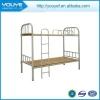 Durable Metal Bunk Bed Price School Dormitory Student Bunk Bed Steel Army Double Bunk Bed with Mattress Manufacturer