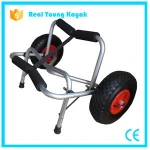 Easy Take Aluminum Trolley Carrier Cart Canoe Trailer for Kayak