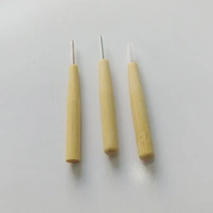 Eco Friendly Private Bamboo Biodegradable OME Interdental Brushes Dental Disposable