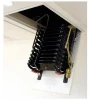 Electric metal retractable domestic attic stairs