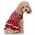 Import Elegant red pink heart knitted sweater pet dress dog clothes pet apparel from China