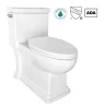 Elongate Standard of American S-Trap Floor Mounted One Piece Toilets