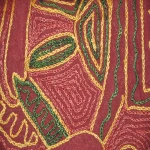 Embroidery Cotton Door Hanging Crafts Red Color Wholesale Home Decor