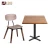 Import Epoxy Table Top Manufacturer Modern Restaurant Wood Top Dining Table from China