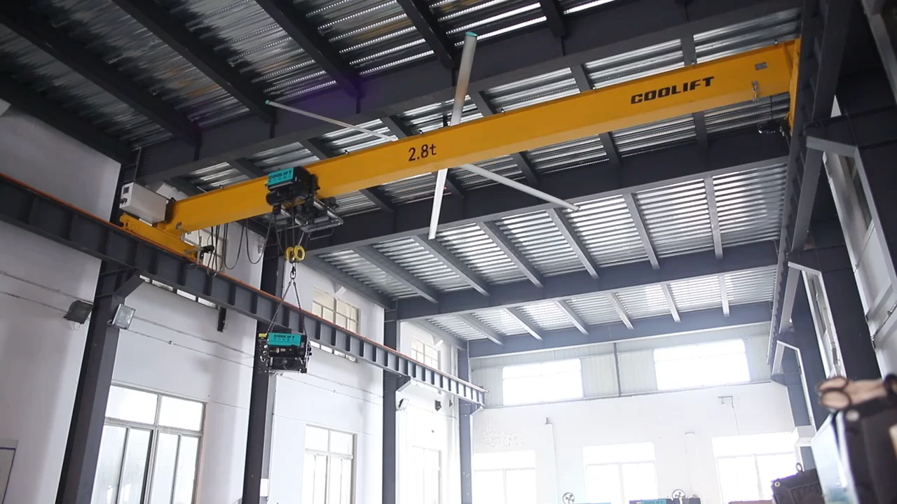 European type single girder 6.3 ton OEM/ODM warehouse overhead crane