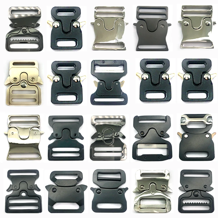 factory direct China supplier different colors side release metal buckles