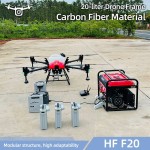 Factory Direct Quality Guaranteed 4 Axis Heavy Load Customized Washable Folding Agriculture Drone Frame Uav Shell IP65 Cross-Folding Drone Rack