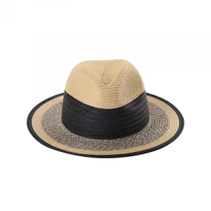 Factory direct sales panama handmade sun protection woven sunscreen cooling full brim sun hat