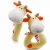 Import Factory direct unique design bear plush PP cotton baby rattle from China