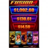 Factory directly sell FUSION 4-FINVE IN ONE wms casino boards Game Board