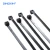 Import Factory environmental protection nylon 66 cable small tie black white plastic tie 3x100mm self-locking nylon cable ties from China