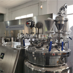 Factory price high shear vacuum bottom homogenizer mixer emulsifier machine for facial cream cosmetic