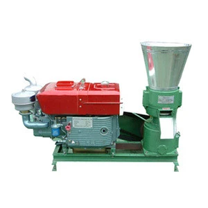 Factory price mini gasoline engine home farm live stock fish chicken cattle feed processing uses pellet feed machine for sale