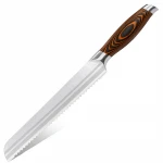 Factory price serrated bread sharp blade knife kitchen set
