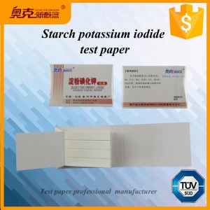 Factory production and sales Starch potassium iodide test paper / strips / kits