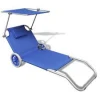 Factory sell folding foldable beach chair with wheels