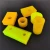 Import Factory supplies 90A shore high wear-resistant and shock-absorbing yellow polyurethane PU parts / bushing/gasket from China