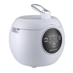 Factory Supply 2L mini electric rice cooker multipurpose smart round soup stew cooker ceramic inner pot
