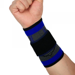 Factory Wholesale Adjustable Unisex Wrist Support Straps Weightlifting Wrist Brace Wraps
