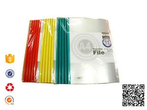 factory wholesale pp report cover with spine bar file cover with bar