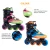 Import Famous Brand Abec7 Pro Bearing Carbon Fiber Outsole Carbon Roller Skate from China