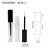 Import Fashion Cosmetics Unique Liquid Lipstick Container Cylinder Plastic Black Clear Lip Gloss Packaging Tubes With Brush from China