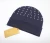 Import Fashion Designer Stripe Soft Cotton Warm Winter Unisex Knit Beanie Hat from China