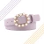 Import Fashion Pearl Decorative Belt Ladies Belt Round Pin Buckle Pearl Belts Women&#x27;s Casual Solid PU Leather Thin Belt Ceinture Femme from China