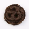Fashion style flower curly hair bun extension hair dome hair chignon
