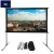 Import Fast Fold Portable Front/Rear Double Sided Projection/Projector Screen for Outdoor Gathering/Camping/Exhibition from China