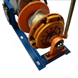 Fast lifting wire rope electric hoist with clutch