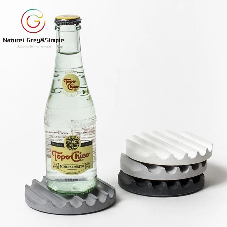 Fast Water Absorbent Diatom Mud Cup Coaster Anti Slip Diatomite Cup Coaster