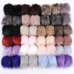Faux Fox Fur Pompon Top garde faux fur pompom fake  pom poms faux fox fur ball