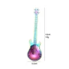 FDA Approved Creative Stainless Steel Colorful Guitar Shaped Tea Coffee Ice Cream Spoon