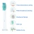 Import FDA CE ROHS sonic toothbrush heads for 6014 6064 9024 from China