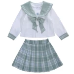 Female student uniform clothing jk high school student clothes suit womens pleated skirt cute cosplay suit customization