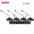 Import FL-9928 UHF PA System 4-way Top selling professional conference room microphone system from China