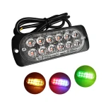 Flashing Amber led emergency light 36w led strobe led car grille lights